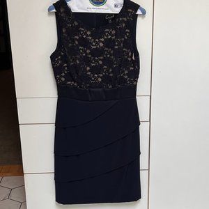 Dark Blue/Navy Sleeveless Dress - Size 10
